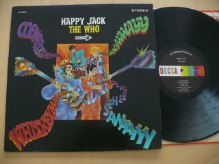 The Who - Happy Jack Rare 1967 U.  S.  1st Press Classic Hard Rock Mod Nm