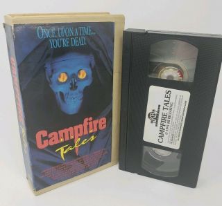 Campfire Tales Rare Oop Vhs Horror Gore Halloween Big Box Era Tape Vcr Kb Releas