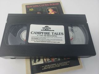 Campfire Tales RARE OOP Vhs Horror Gore Halloween BIG BOX ERA Tape Vcr KB Releas 2