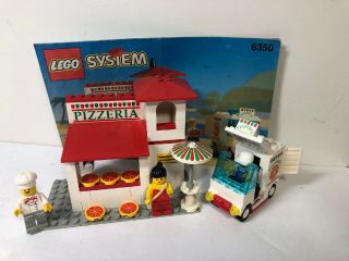 Lego 6350 Town Pizza To Go Vintage Near Complete Classic Food & Drink 10036