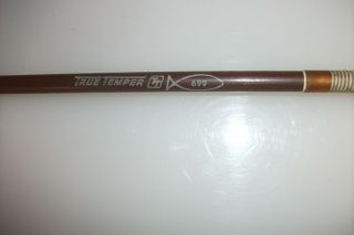 Fishing Rod Vintage True Temper 6 1/4 ' Spinning Rod 699 2pc 699 2
