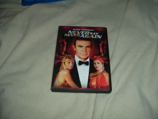 Never Say Never Again Dvd,  2000 Sean Connery 1983 Rare Oop