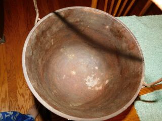 Antique/Vintage 3 Foot Cast Iron Gypsy/Cooking pot - 9.  50 