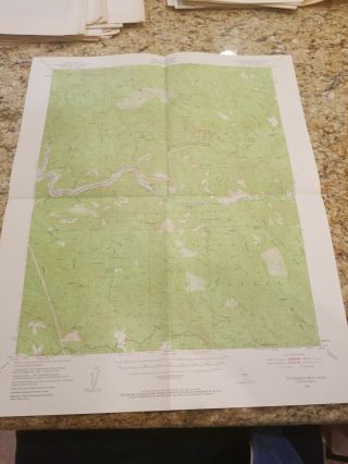 Patterson Mtn.  Ca Quad Topo Map 1952 15 Minute Series