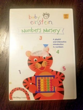 Baby Einstein: Numbers Nursery (dvd,  2003) Rare Mfg.