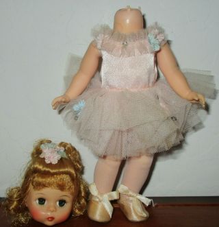 Vintage Madame Alexander Ballerina Doll 8 " Tall 430