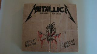 Metallica - San Diego - Live Binge Purge 2 - Vhs Set Rare Music