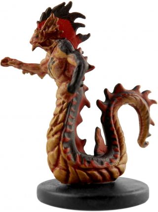D&d Mini Salamander Elemental Evil Dungeons & Dragons Pathfinder Miniature Rare