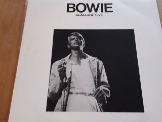 David Bowie Rare Live In Glasgow June 1978limited Fan Club Edition