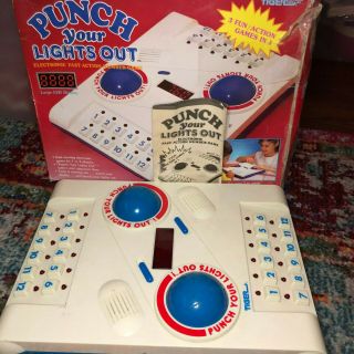 Punch Your Lights Out Toy Game 1988 Tiger Electronics 80 
