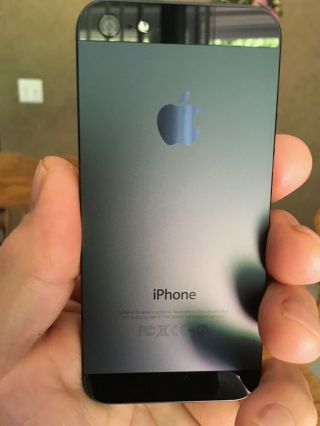 Apple Iphone 5 - 16gb - Black & Slate (cdma,  Gsm) (rare - Ios 7.  1.  2)