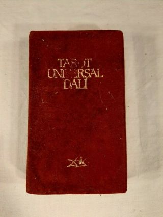 Rare Salvador Dali Gold 1st Edition Universal Dali Tarot Cards