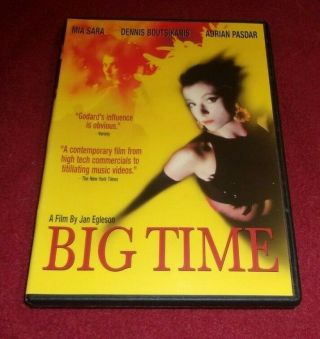 Big Time Rare Oop Dvd Mia Sara,  Dennis Boutsikaris,  Adrian Pasdar,  Roxanne Hart