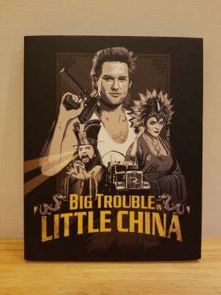 Big Trouble In Little China (blu - Ray Disc,  2018) Complete With Rare Oop Slip