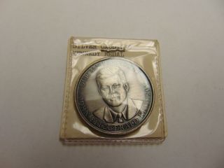Old Rare Vintage Political Coin Token Silver Oxidized John F Kennedy Jfk Ask Not