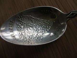 EARLY Howard MACKINAC ISLAND FIGURAL Indian Chief STERLING SILVER SOUVENIR SPOON 3
