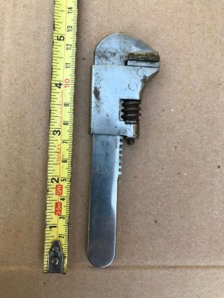 Sterling No.  1 adjustable bicycle wrench spanner Frank Mossberg Co RARE Small 3