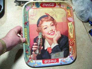 Antique Vintage 1953 Have A Coke Coca Cola Tray