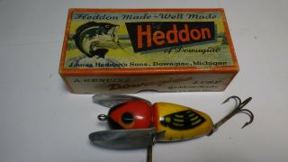 Vintage Heddon Crazy Crawler Fishing Lure L@@k