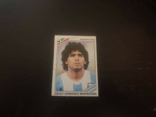 Maradona – Panini World Cup 86 - Wc Mexico 1986 - Argentina - 84 Very Rare