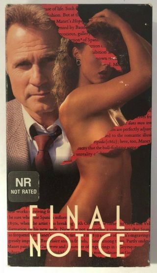 Final Notice Rare & Oop Action Thriller Paramount Home Video Vhs