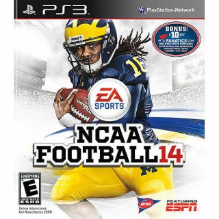 Sony Playstation 3 Ncaa Football 14 (2013) Rare Ps3 Ea Sports Game