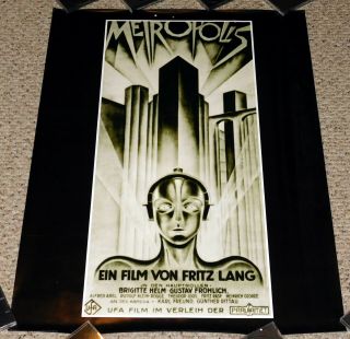 Metropolis 1927 Fritz Lang Movie Poster 1996 Pyramid Classic Cult Sci Fi