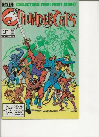 Thundercats 1 Marvel 1985 Rare Canadian.  75 Cover Price Variant Actual Scan