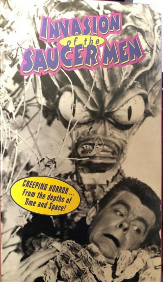 Invasion Of The Saucer - Men Rare Vhs From Aip.  Not On Dvd And Blu - Ray