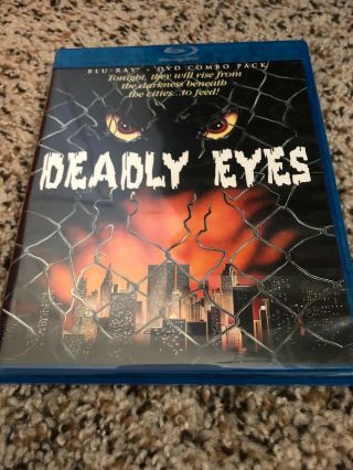 Deadly Eyes (1982) | Scream Factory | Rare & Oop | Horror | Like - Blu - Ray