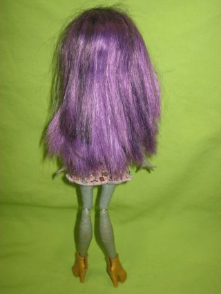 Rare CAM Create A MONSTER HIGH Gray Body MUMMY DOLL in Dress Shoes & Purple Wig 2