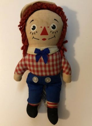 1970’s The Knickerbocker Raggedy Andy Doll.  Vintage 7 " Tall