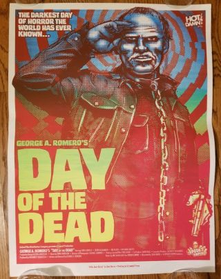 Day Of The Dead - Zombie Movie Bub Horror Art Print Poster George Romero Rare