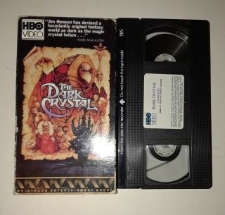 The Dark Crystal Vhs Jim Henson 1982 Hbo Video Rare