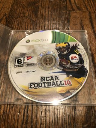 Ncaa Football 14 (xbox 360,  2013) Hard To Find/rare Disc Only