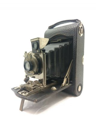 Antique Kodak No 3 Folding Pocket Camera Autographic Film A - 118 Display / Repair