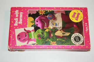 Rock with Barney Sing Along Baby Bop - 1990 VHS - RARE 3