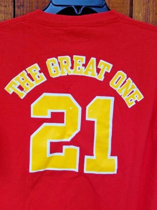 Pittsburgh Pirates 21 Roberto Clemente " The Great One " Rare Red T - Shirt Size M