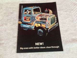 Rare Ford Trucks 1970 Dealer Advertising Brochure 6 Page