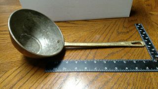 Antique Heavy Duty Brass And Copper Ladel,  Dipper.  Jam Pot,  Apple Butter Making