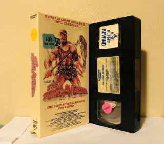 The Toxic Avenger (1984) Rare Oop Htf Lightning Video Vhs Release - Troma Horror