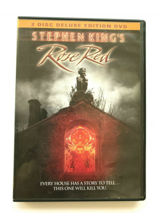 Stephen King Rose Red 2 Disc Deluxe Edition Dvd Rare Oop Cult Horror Scary Film