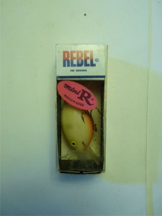 Vintage Rebel Mini R Noisemaker F - 94r - Ocx Fishing Lure With
