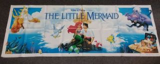 Very Rare - The Little Mermaid Huge Recall? Banner 1989 Disney Movie