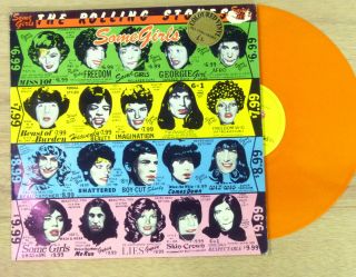 Rolling Stones - Some Girls - Rare Orange Colored Vinyl Lp - Emi Holland 1978