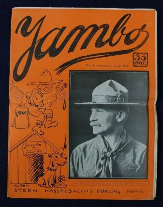 1924 - 2nd World Scout Jamboree - Official Camp Newspaper 2 - Denmark - Rare