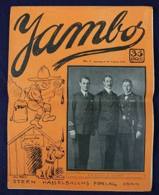 1924 - 2nd World Scout Jamboree - Official Camp Newspaper 1 - Denmark - Rare