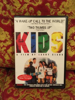 Kids Dvd 1995 Larry Clark Harmony Korine Oop Rare Skate Skateboard Cult Movie