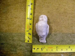 Excavated Vintage Unpainted Bisque Owl Animal Doll Age Feve 1890 Hertwig A 12045