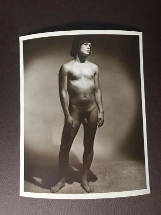 1970’s Western Photography Guild Physique,  Vintage Male Nude,  Fiber Print,  4x5